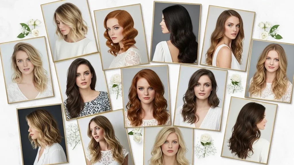 10 Glamorous Waves Wedding Hair Ideas