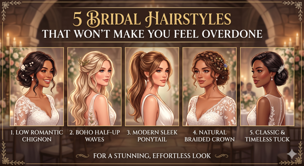 5-Bridal-Hairstyles-That-Wont-Make-