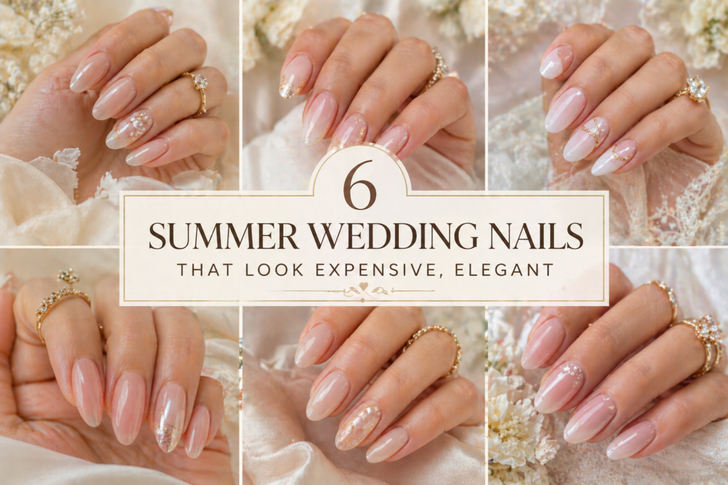 6 Summer Wedding Nails That Look Expensive,