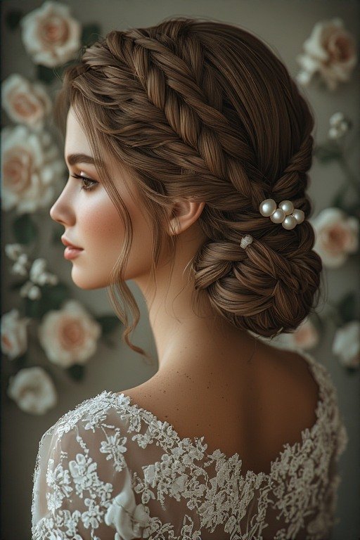 Textured-Messy-Bridal-Bun