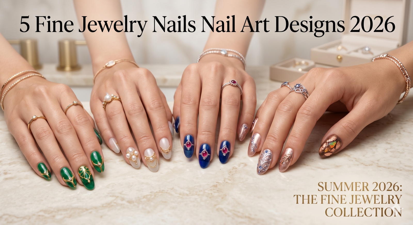5 Fine Jewelry Nails Nail Art Designs 2026