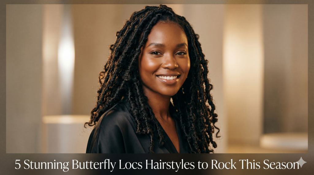 5-Stunning Butterfly Locs Hairstyles to Rock This Seasons