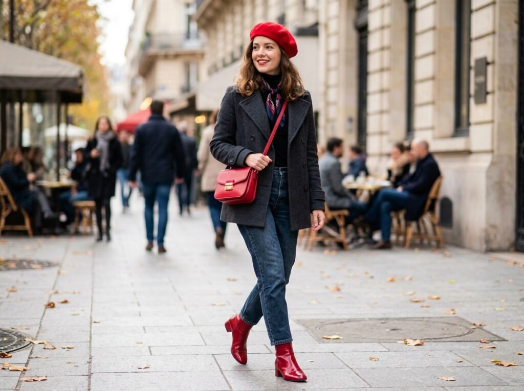 Cherry Red Accent Outfits