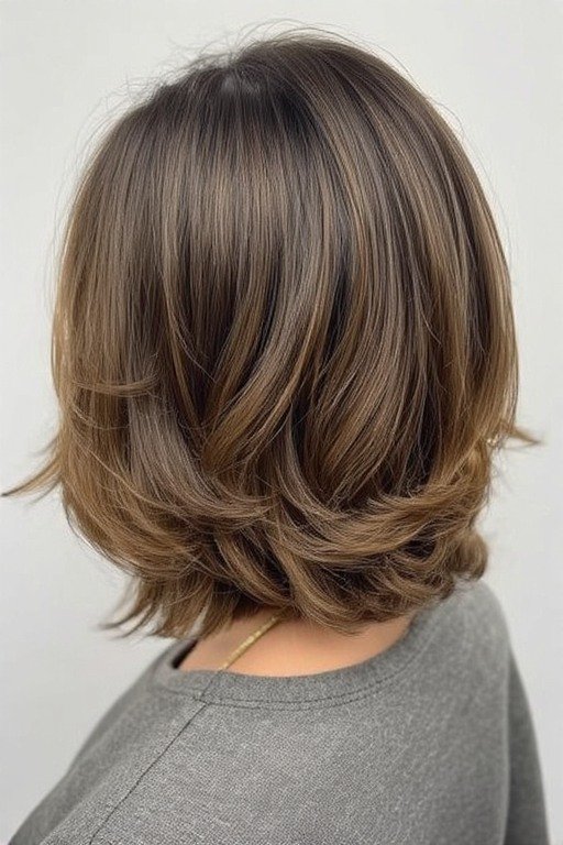 Choppy Layered Bob Hairstyle