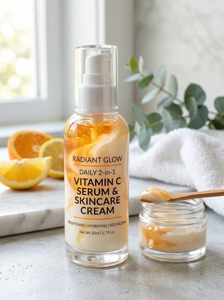 Daily-2-in-1-Vitamin-C-Serum-Skincare-Cream.
