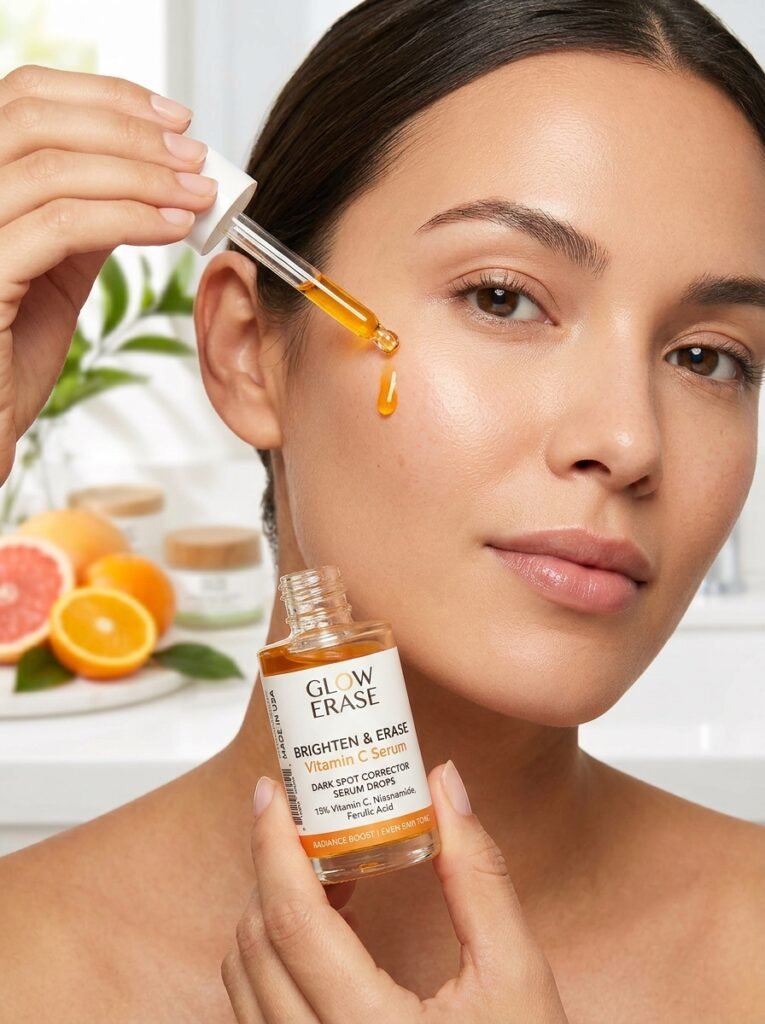 Dark-Spot-Corrector-Vitamin-C-Serum-Skincare-Drops.

