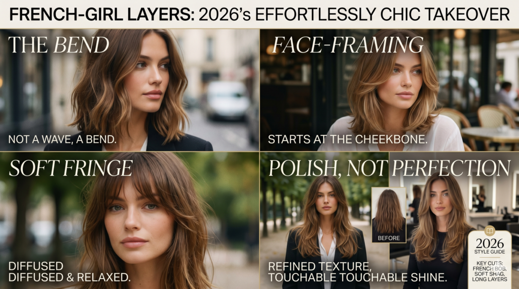 French Girl Layers Hairstyle