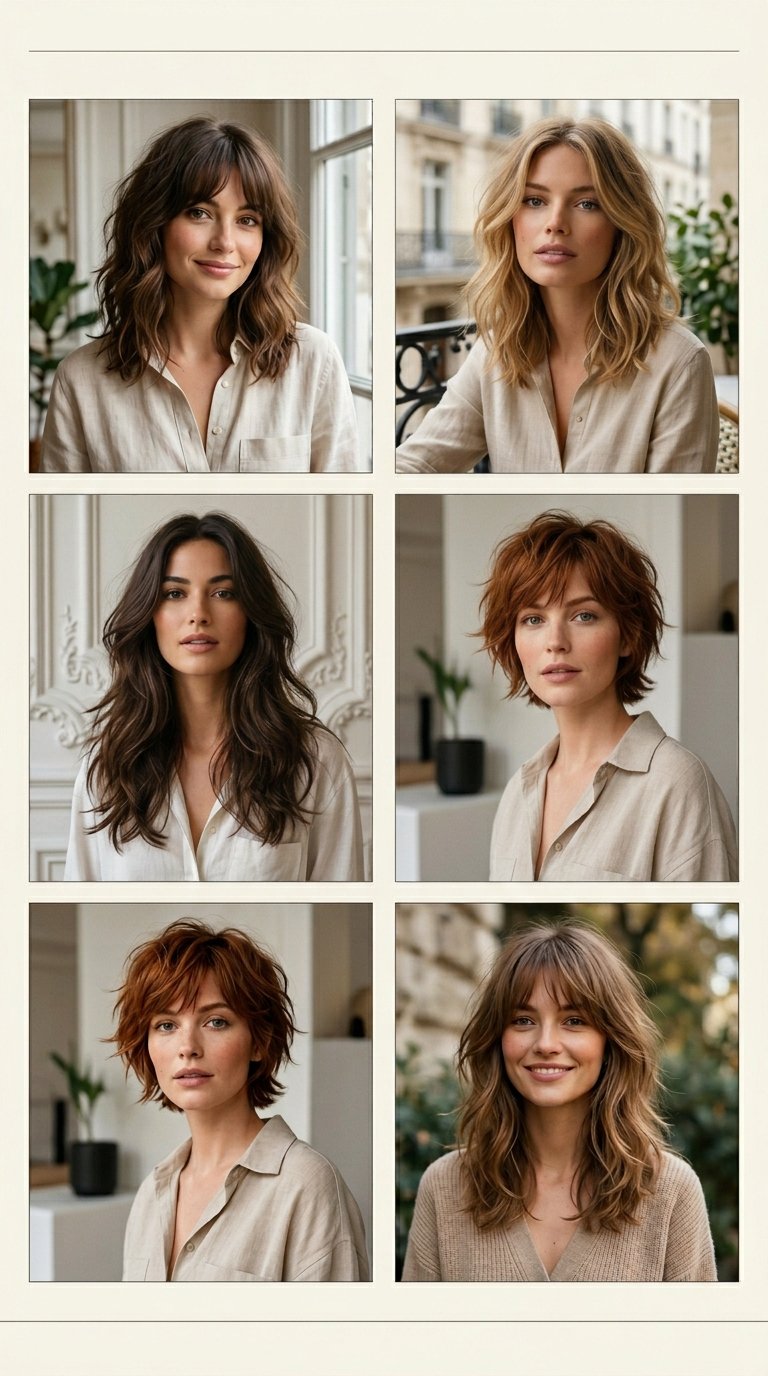 French-Girl Layers Hairstyles fe…