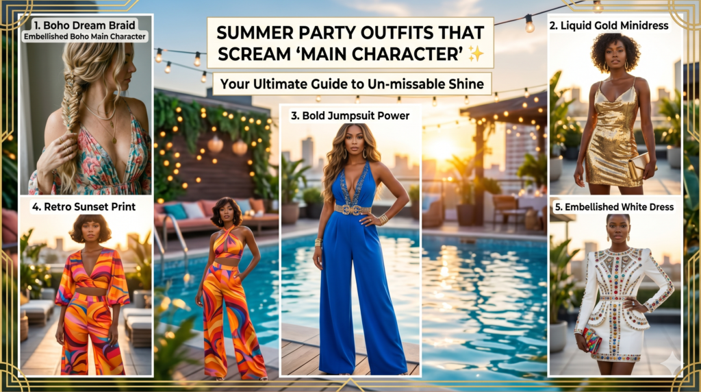 5 Summer Party Outfits That Scream 'Main Character'