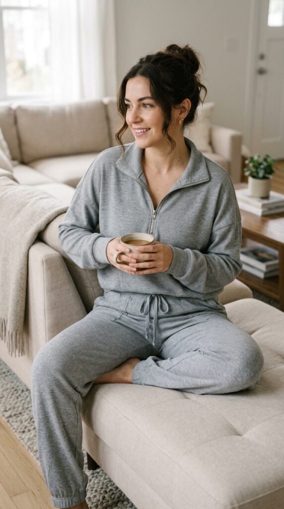 Half-Zip-Lounge-Set 