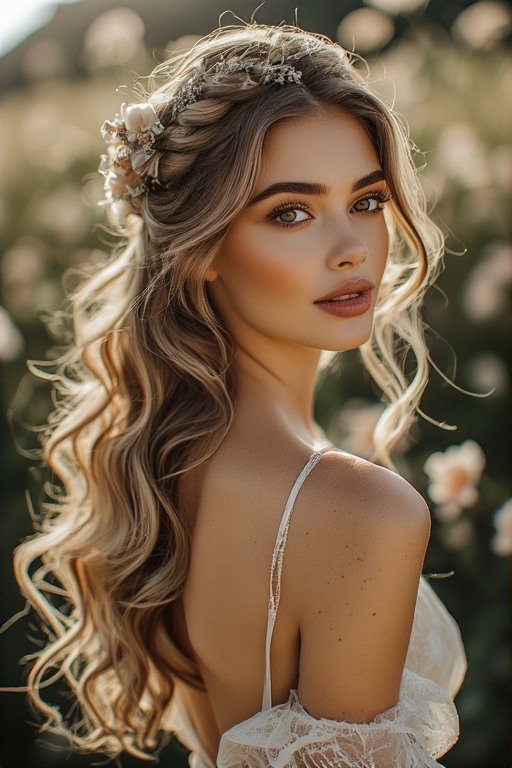 Half-up_twisted_waves_hairstyl.