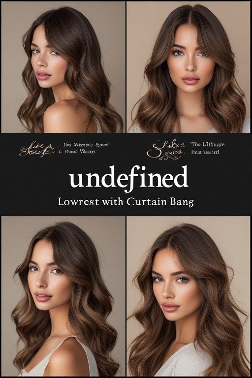 Loose Waves with Curtain Bangs Hairstyle