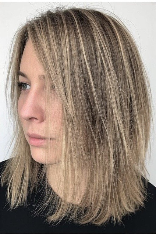 Medium Messy Layers with Bouncing hairstyle