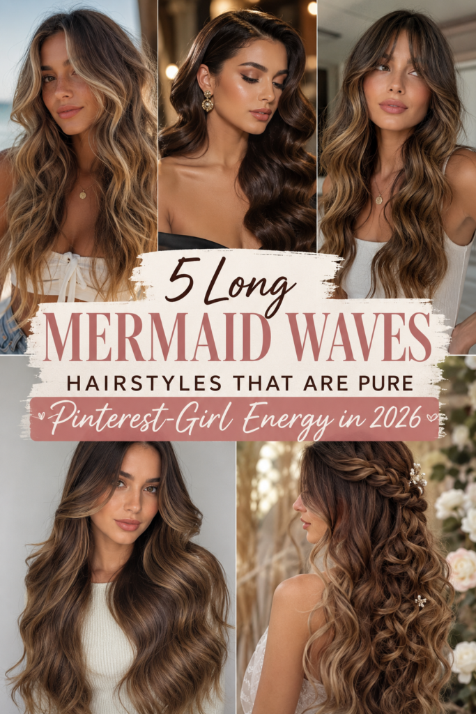 5 Mermaid wave hairstyle inspiration