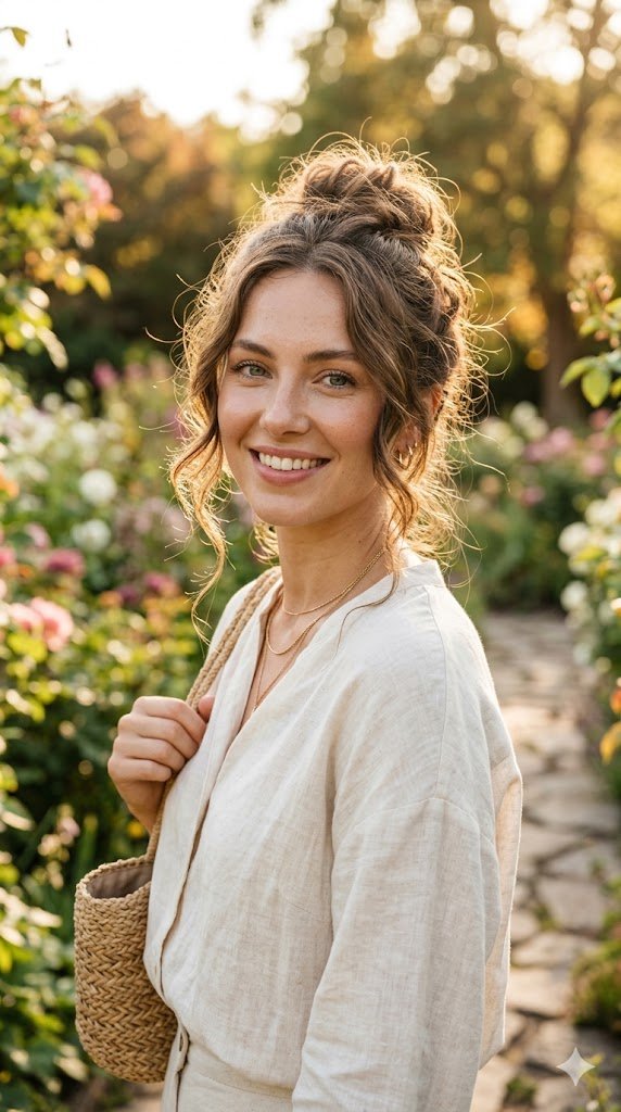 Messy-Bun-Hairstyle