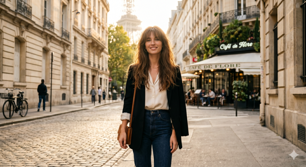 Messy Textured Layers with Curtain Fringe 