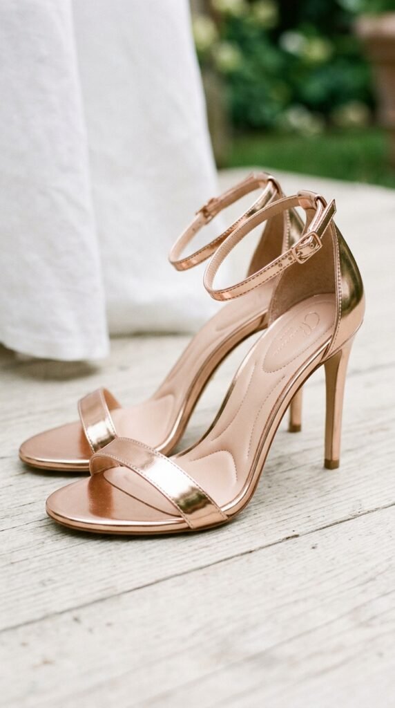 Metallic-High-Heel-Sandals.
