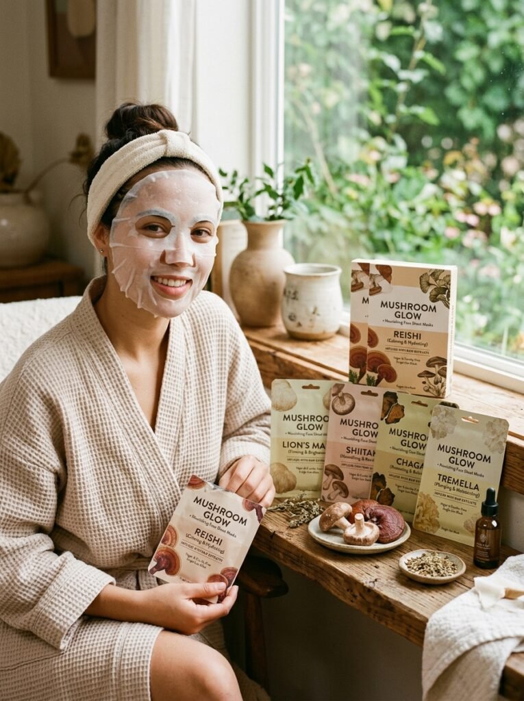 Mushroom-Face-Sheet-Masks.
