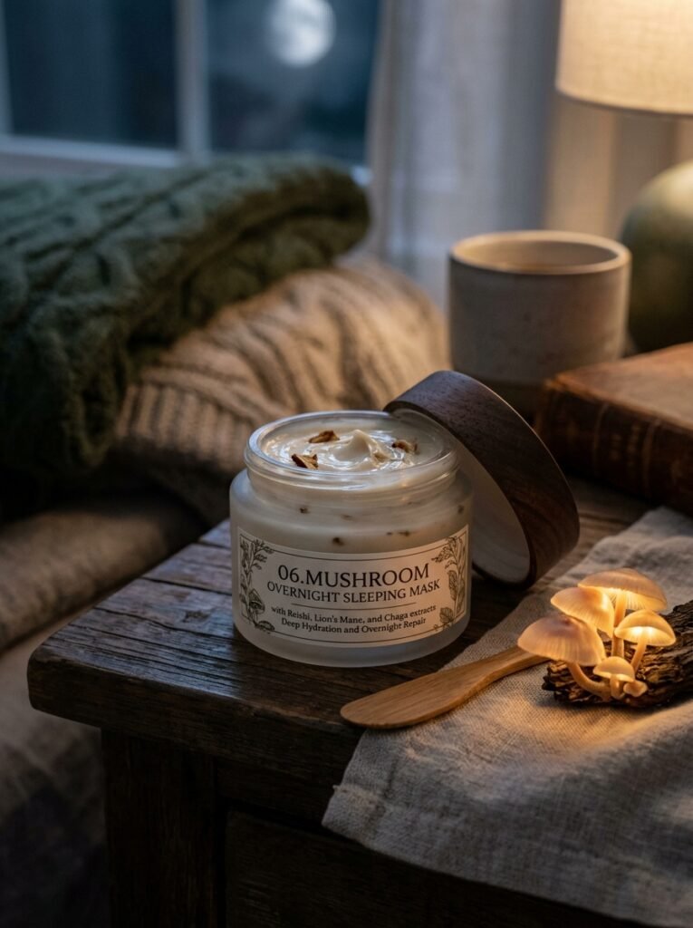 Mushroom-Overnight-Sleeping-Mask.
