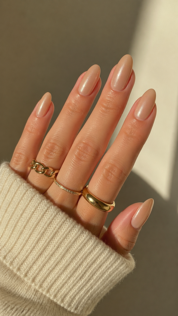 Nude-Beige-Glazed-Nails-