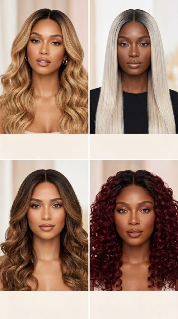 Ombre wigs hairstyles beauty obs…