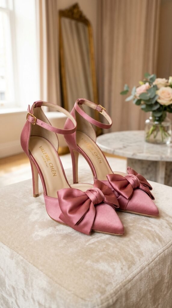 Satin-Bow-Designer-Heels. 
