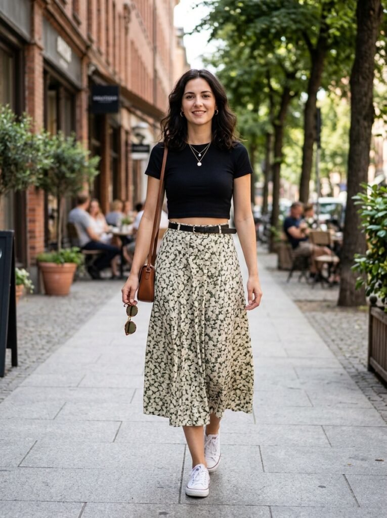 Skirt-With-Crop-Top-Outfit. 