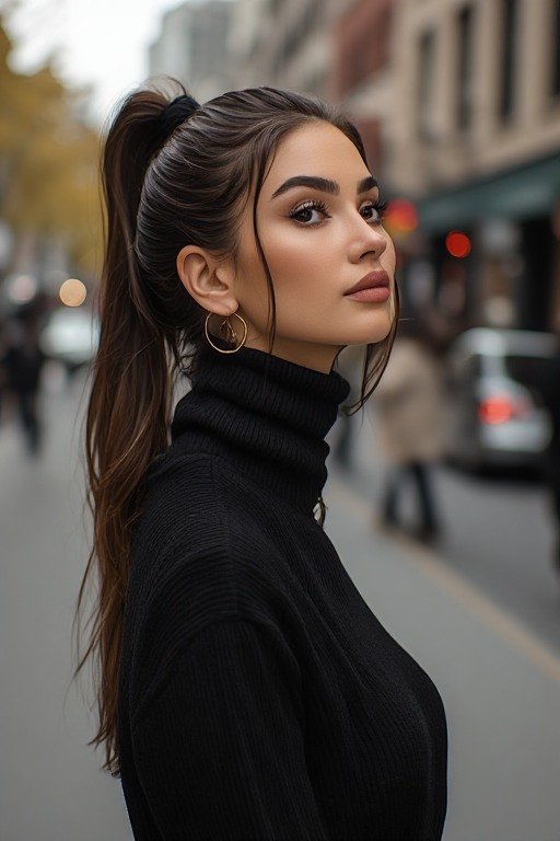 Sleek-High-Ponytail-hairstyle