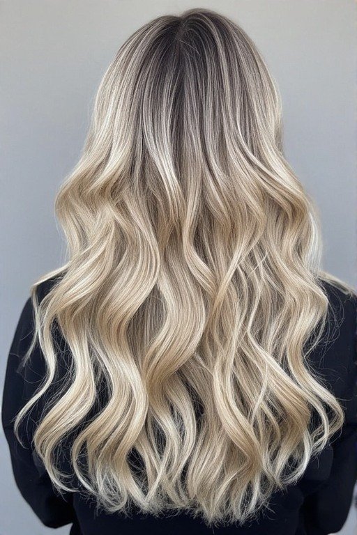 Soft Beachy Mermaid Waves Hairstyle
