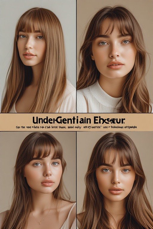 Soft Blowout Curtain Bangs Hairstyle