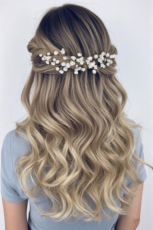 Soft Mermaid Waves with Hairstyle