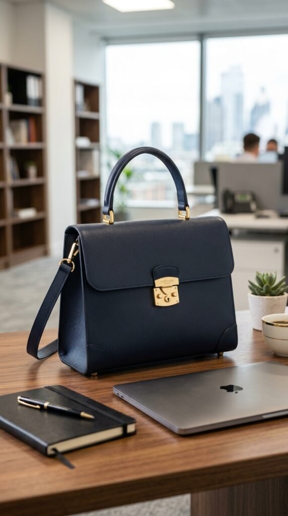 Structured-Office-Handbag.
