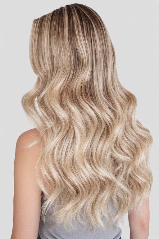 Sun Kissed Waves Glossy Glow hairstyle