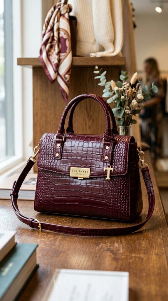 Ted_Baker_Croc_Texture_Handbag