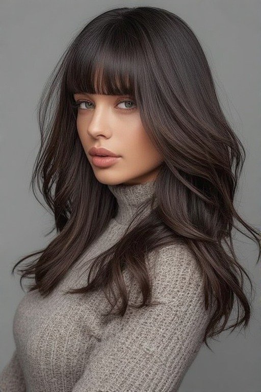 The Classic Voluminous Wolf Cut Hairstyle