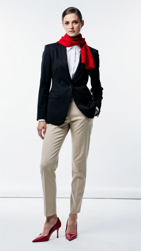 The-Elevated-Vest-Pop-of-Red   outFit 

