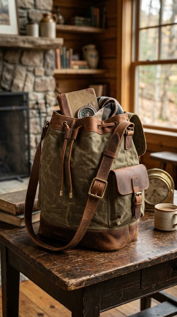 The-Rugged-Canvas-and-Leather-Combo-Bucket-Bag.
