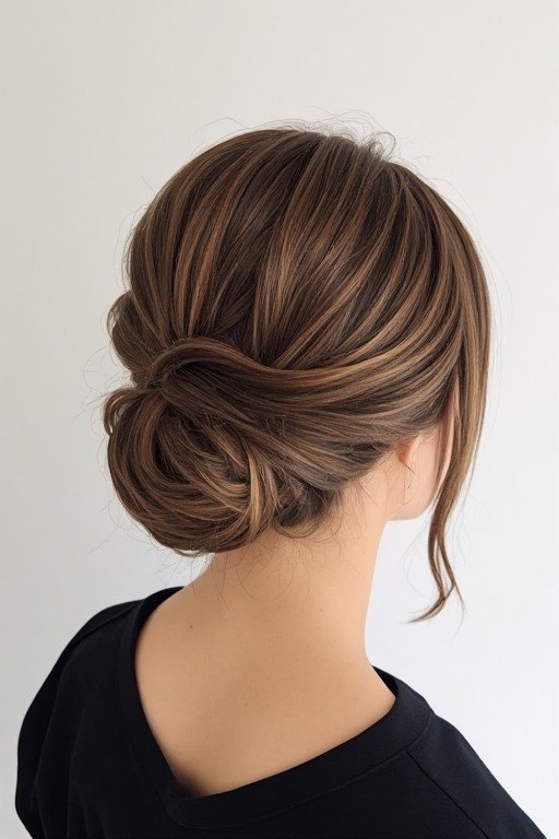 The Sleek Low Bun With Face-Framing Pieces Hairstyle