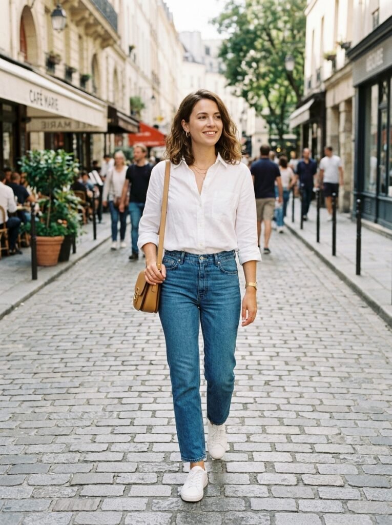 White-Shirt-With-Straight-Jeans.
