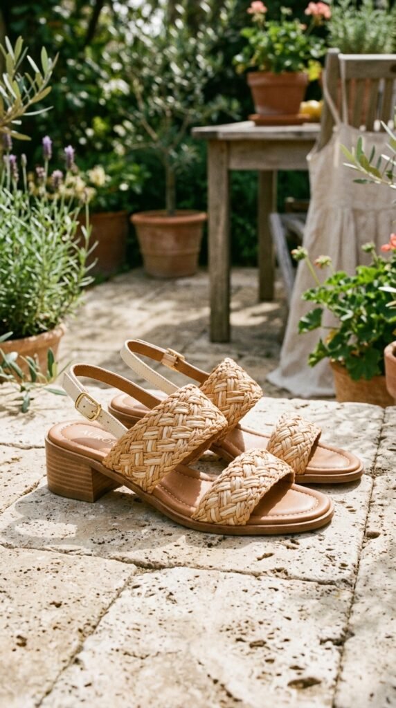 Woven-Detail-Low-Heel-Sandals.
