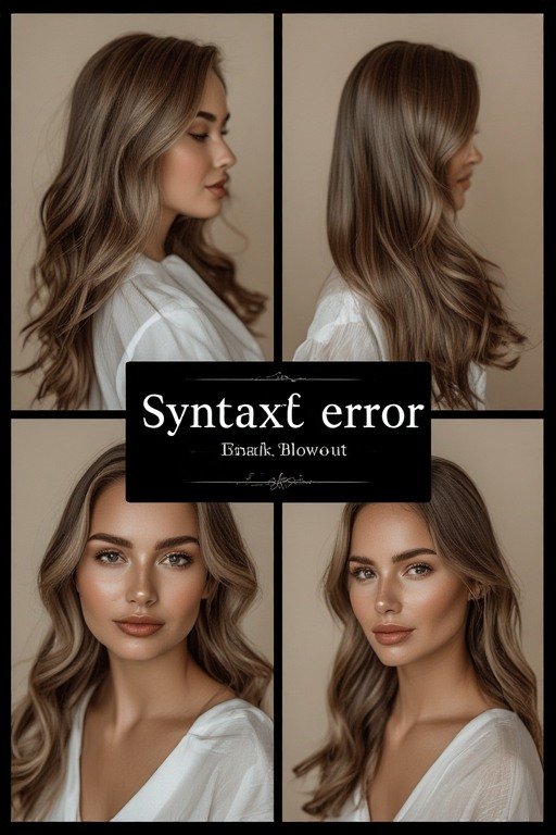 syntax error Soft Layered Blow hairstyle
