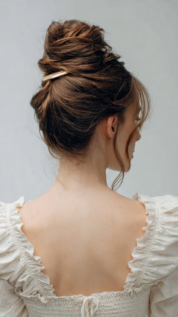 twisted-french-claw-clip-bun-hairstyle
