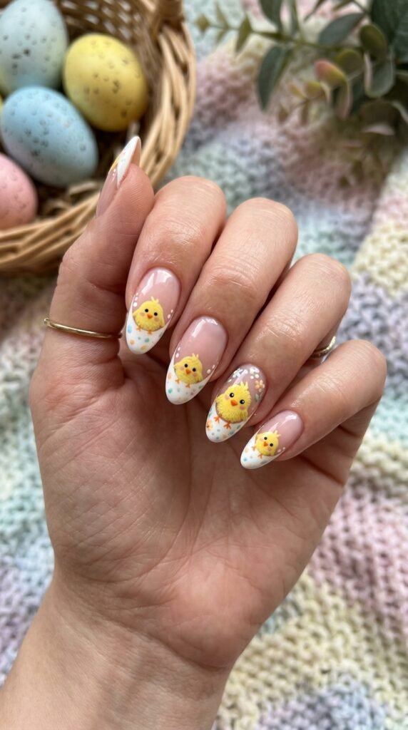 5 Baby Chick Spring Nails Ideas That Look Cute and Trendy