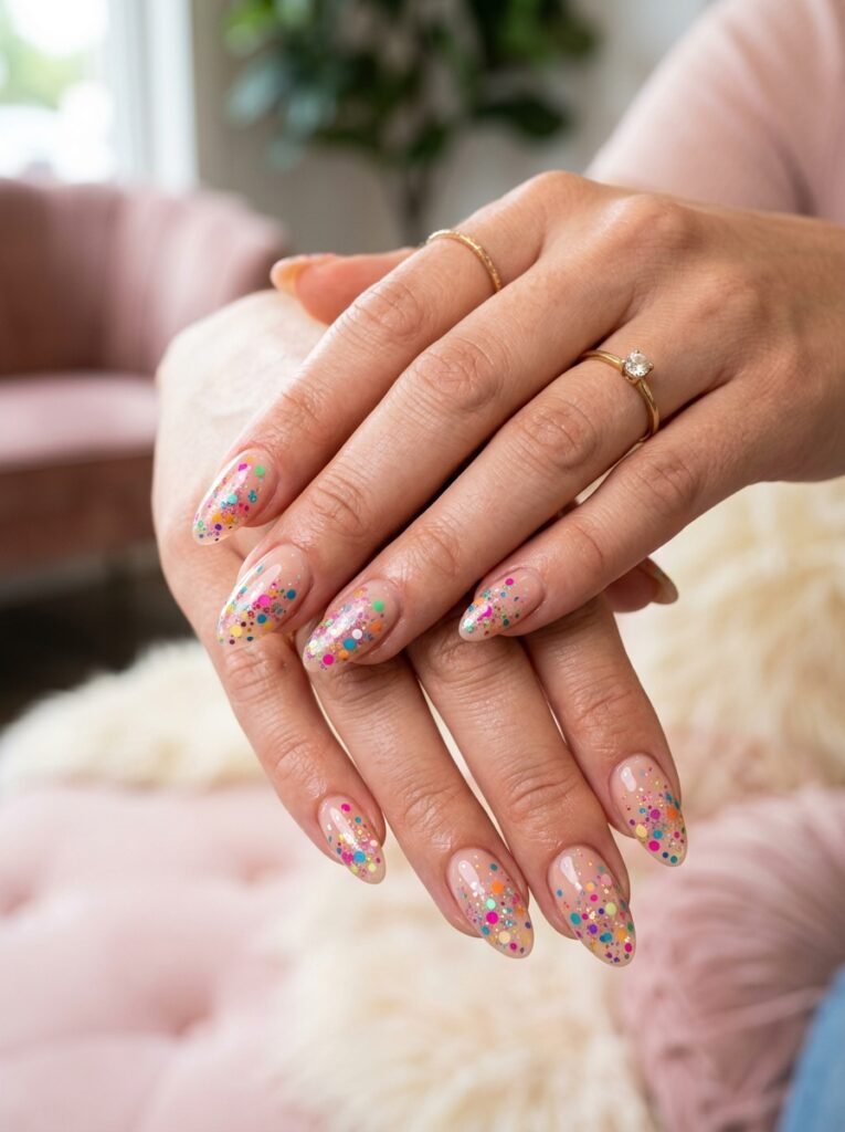 5 Confetti Nails Nail Art Design 2026