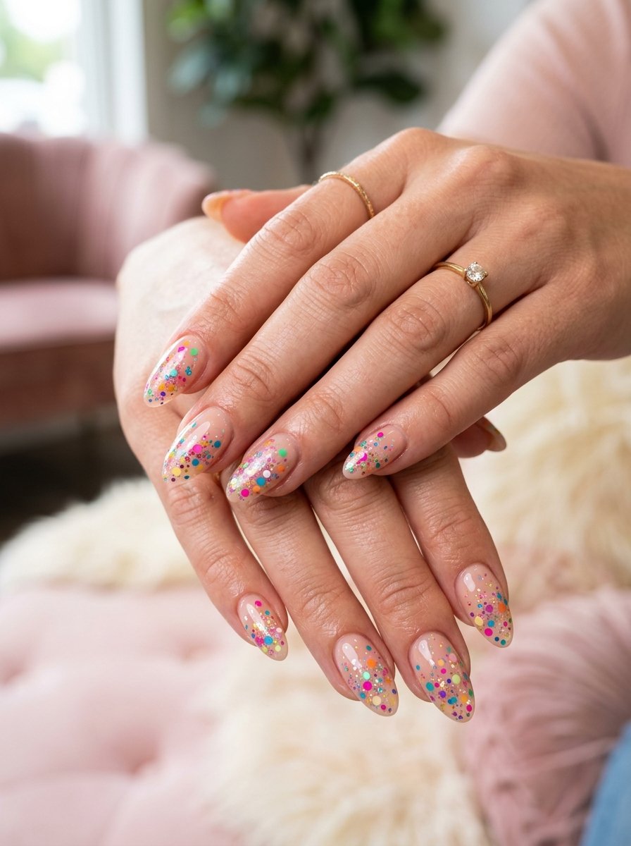 5 Confetti Nails Nail Art Design 2026