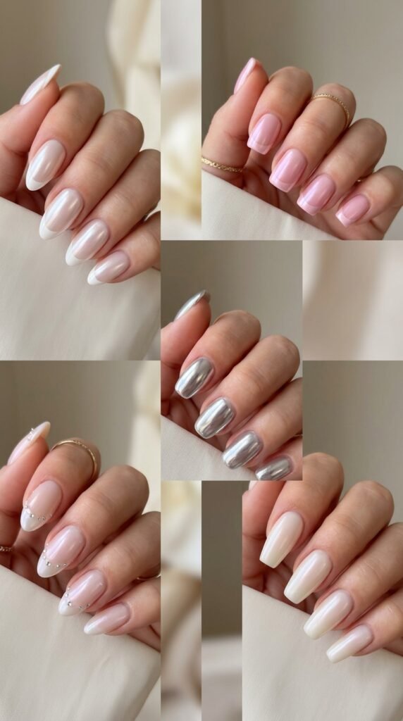 5 Glazed Pearl French Tips That Look Elegant and Trendy