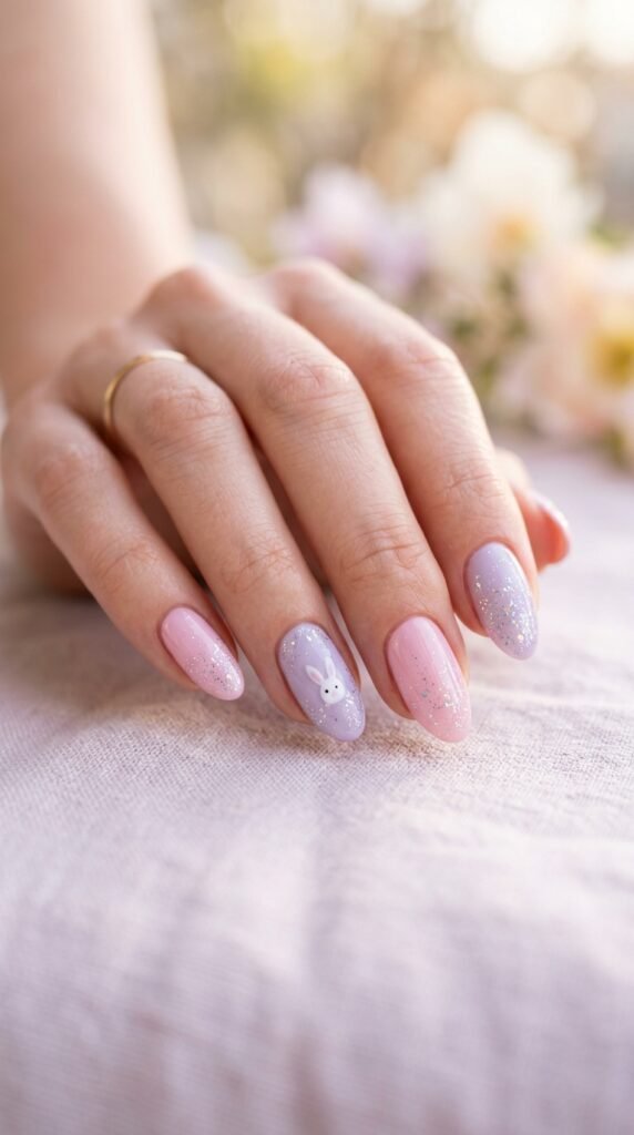 5 Glitter Bunny Glam Nail Ideas That Sparkle This Easter