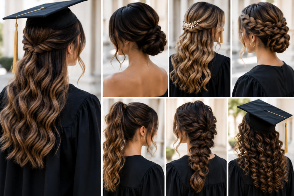 5 Graduation Hairstyles for Medium Hair