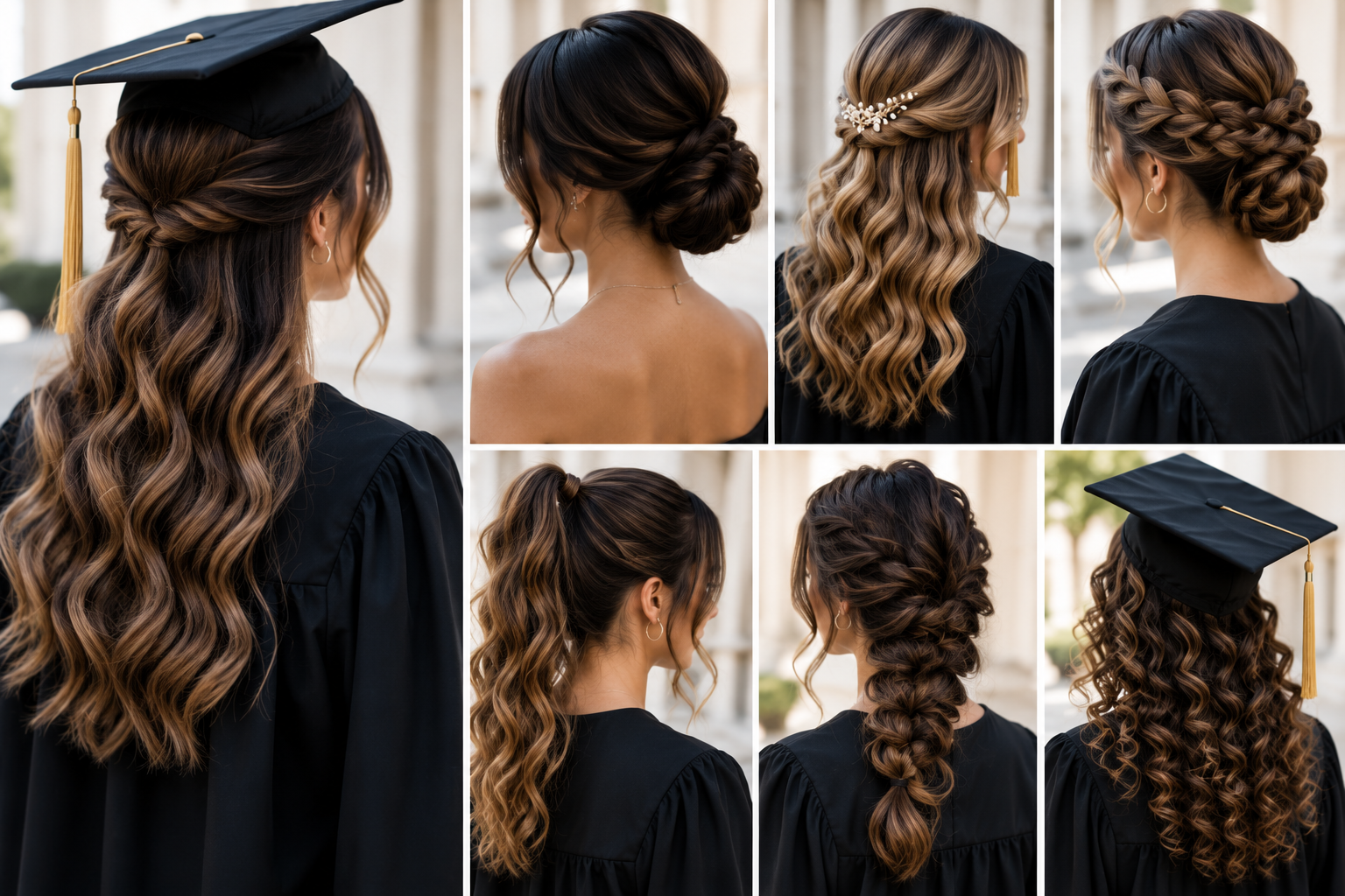 5 Graduation Hairstyles for Medium Hair