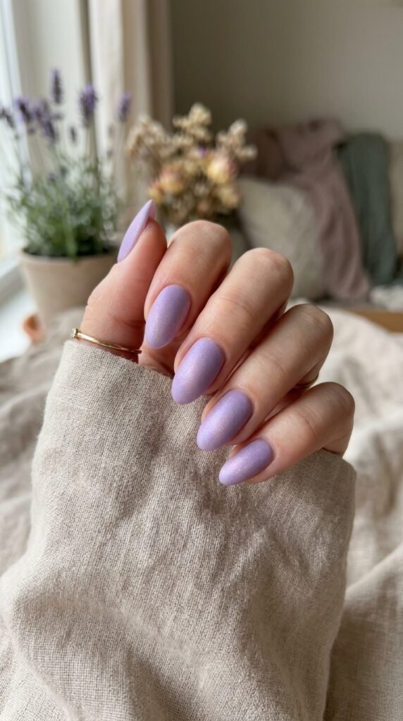 5 Lavender Velvet Glow Nails That Look Soft and Luxury
